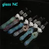 narguilés 14mm Nectar Kit avec GR2 Titanium Nail Glass Bong Water Pipe ash catcher banger