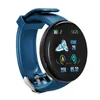D18 Smart Watch Bractele Водонепроницаемый Сердцетерья Экран Артериальное давление Цвет Экран Спортивный Трекер Смарт Браслет Шагомер Smartband Для iOS Android