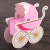 50 stks snoep baby wandelwagen douche geboorte gunsten dozen feestartikelen doopsel doop geschenkdoos bruiloft gunst Y1121