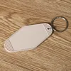 Foreign trade plastic blank key tag luggage elevator hotel diamond printing listing custom