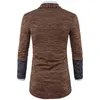 Covrlge Hommes Pulls À Manches Longues Cardigan Mâle Pull Style Cardigan Vêtements Mode Casual Hommes Tricots Pull Manteaux MWK047 211221