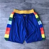 Heren shorts Team Basketball Short Just Don Bear Retro Sport Shorts Hip Pop Pant Met Zak Rits Joggingbroek Paars Wit Zwart Blauw Rood Geel Me