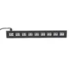 AC90V-240V 27W 9 LED's Paars Gloednieuwe en Hoge Kwaliteit Lichten Bruiloft Stage Lamp Zwart