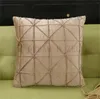 45*45 cm Samt Kissenbezug Geometrische Muster Kissen Fall Auto Sofa Kissen Abdeckungen Hause Bett Wohnzimmer Dekoration Kissen nicht enthalten