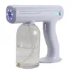 800 ml Portable Blue Light Nano Steam Spray Gun Trådlös Sprayer Machine Stor Kapacitet Spray Machine Hem Rengör verktyg KKA8306