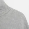 Wixra Casual Camisola das Mulheres Suits e Conjuntos Outono Turtleneck de Inverno Tops de Manga Longa + Calças Longas Sólidas 2 Peças 201119