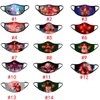 Masque lumineux de Noël 40 couleurs changeantes masque LED rougeoyant pour Halloween mascarade masques adultes w-00495