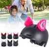 Nuovo 1 Pair Casco Moto Cute Cat Ores Peluche MotoCross Full Face Off Road Casco Decor Accessori Casco Sticker Styling Dropshi