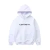 21ss New Fashion Brand Carthart Cashmere Warm Embroidered Letters Men's and Women's Hoodie