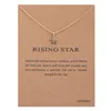 Ny mode charm hänge gör ett önskelekort halsband pärla elefant solfjäril halsband för kvinnor tjejer smycken gåva