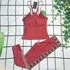 Lady Summer Tracksuits Halter Sexy Yoga Clothes Casual Sport Stylish Clothes Novelty Fitness High Elasticity Sportswear