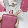 W magazynie Moda Odświeżacz Luksusowy Design Rose Frosted Butelka Fleur Musc dla jej kobiet Perfumy 100ml Długotrwały czas Spray