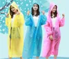 Erkekler Kadınlar Unisex Su Geçirmez Yağmurluklar Ceket Kapşonlu Yağmurluk Yağmurluk Panço Rainwear Açık Aksesuarları