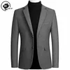 XiaoYudian Solid Blazer British Stylish Male Blazer Suit Jacket Business Casual For Men Regular Woolen coat Brand 201128268B