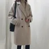 2020 패션 여성 여성의 의류 새로운 슬림 스타일 한국 버전 긴 슬리브 코트 및 재킷 LJ201106