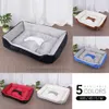 Lit d'animal de compagnie d'os chaude animal de compagnie Linge de lit pour petite taille moyenne Lit pour animaux de compagnie pour chiens Lavable maison lavable pour chat chiot coton kennel lavage 201223