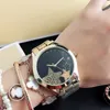 Moda M Crystal Design Marca Relógios Mulheres Menina Estilo Estilo De Metal Banda De Quartzo Pulso de Pulso M54