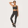 Mode Designer Frauen Baumwolle Yoga Anzug Gymwear Leopard Sportwear Trainingsanzüge Set Fitness Sport 2 stücke Hose BH T-Shirt Leggings Outfits Solid