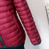 Schinteon S7XL Light Ultra Down Jacket Double Face Porter avec Capuche Manteau Casual Printemps Automne Outwear pour Femmes 201103