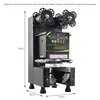 Machine de cachetage électrique rapide de tasse de support en plastique/papier Machine de cachetage automatique de tasse simple de café de bulle 360W RC-995
