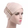 Czapki czaszki czapki Jaycosin Włosy Kobiety Kobiety Balaclava Cancer Chemo Beanie Scarf Turban Head Wrap Pozycja May4216t
