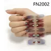 Tamax nas008 12pcs 3d Crystal Nails Patch Glass Nail Polish Stickers Gradient Färg Nail Art Gemstone Stickers Wrap Folys Klistermärke