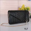 2020 Wholesale Chain new Fashion Designer high quality PU Handbag Lady Shoulder Messenger Bag Chain Flap Free Shipping