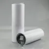 20oz 30oz branco sublimação em linha reta caneca de café tumblers isolados transferência de calor em branco impressão de água de cilindro reto
