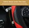 Nouvelle couverture de volant de voiture anti-dérapant en cuir PU housses de direction appropriées 37-38cm ACarbon Fiber voiture Decoratio accessoires de voiture