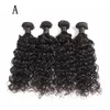 LANS Brazilian Remy Hair Bundle Water Wave Human Hair 6 Bundles Lot Waters ondulados Weave Human-Heavy Weave Extensões 50g / PCs