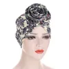 Mode Dame Hoofdtooi Hoed Afrikaanse Print Patroon Baotou Cap Banket Hoed Elegante Dame Bloem Gedrukt Haarverlies GLB Turban Hoeden