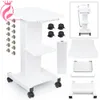 Factory Price Beauty Machine Accessories & Parts Cart White Trolley Rolling Cart