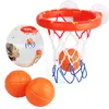 Canestro Panier da Caméra Bébé Bain Jouets Tout-petit Tir Panier Baignoire Jeu D'eau Ensemble Pour Bébé Filles Garçons Avec 3 Mini Ballons De Basket En Plastique Drôle De Douche