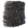 7A Maleisische Watergolf 3 Bundels met Sluiting Menselijk Haarbundel en sluitingen 4x4 Sluiting Niet-Remy Weave Modern Show Hair Extensions