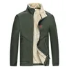 CHAIFENKO Hombres 2021 Chaquetas de lana Hombres Invierno Grueso Cálido Táctico Ejército Parka Abrigo Hombres Primavera Casual Bomber Chaquetas militares 220212