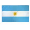 Drapeaux argentins pays drapeaux nationaux 3'X5'ft 100D Polyester livraison gratuite de haute qualité avec deux œillets en laiton