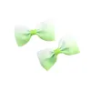 15 colors 7.5*3.5 cm girl hair bows Gradient color barrettes Design Hair bow Children Girls Clips Hair Accessory