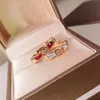кольца из натурального красного алмаза