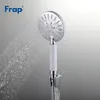 white shower heads