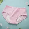 Culottes menstruelles femmes pantalons Sexy étanche sous-vêtements d'incontinence période preuve coton slips mi-taille Sexy maille intimes