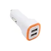 Chargeur de voiture LED 5V 2.1a Deux adaptateurs d'alimentation portables du chargeur de voiture USB pour téléphone mobile universel iPhone