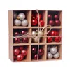 3cm 99pcs Ev için Noel Dekorasyonları Noel Topları Takım Noel Ağacı Süsleri Adornos de Navidad Kerst Decoratie 201130