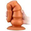 NXY Dildos Anal Brinquedos Apontados Pagoda Backyard Três Pedaço Set para Homens e Mulheres Masturbação Soft Silicone Chrysanthemum Divertido Expansão Plug Produtos Adultos 0225