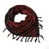 Arabski kwadratowy szalik scarf taktyczny szalik na świeżym powietrzu ciepłe i wiatroszczelne turban bawełna gruba trend duży kwadratowy szalik