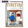 2021 Funny The Adventures of Cartoon Movie Tin Sign Plaque Metal Vintage Poster Wall Art Painting Stickers As Children Gift Home Wall Decor