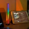 Barreau de LED Multicolore Music Control Son Atmosphère Strip avec fonction active Sound Active Music Rhythm Light for Party Voiture De Bureau 32 bits Indicateur de niveau de musique
