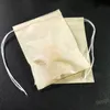 100 Pcs 7*9cm Tea Strainers Bag Drawstring Paper Teabags Kitchen Cooking Disposable Spice Filter Bags Coffee Residue Filters BH4451 WLY