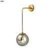 Wandlamp IWHD Glass Ball Noordse LED -lichten voor huis binnen verlichting slaapkamer woonkamer badkamer trap vintage led1