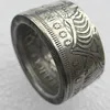 HB63 Handmake Coin Ring por Hobo Morgan Dollars Hot Selling Craft para homens ou mulheres jóias Tamanho dos EUA (8-16) Bom Qualidade Moedas de varejo / venda inteira