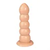 Nxy Dildos Anal Toys Большая всасывающая чашка Backcourt Bead Traving Plug Masturbation Устройство для мужчин и женщин Массаж простата Веселье расширение Взрослый 0225